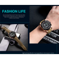MEGIR 2089 Dual Display Men Military Sport Watches Men's Digital Analog Quartz Wrist Watch Clock Hour Hot Selling